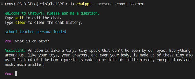 ChatGPT CLI